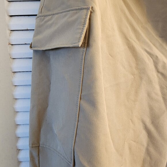 mens abercrombie fitch traveler cargo joggers light khaki SIZE XL - Picture 6 of 7